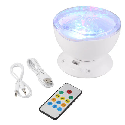 ompact audio speaker ambient light seen from a top angle view