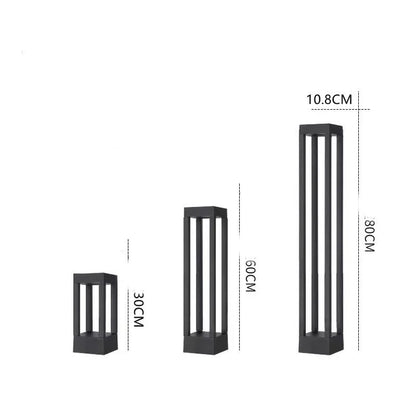 Full size view of 60cm aluminum outdoor lawn lamp