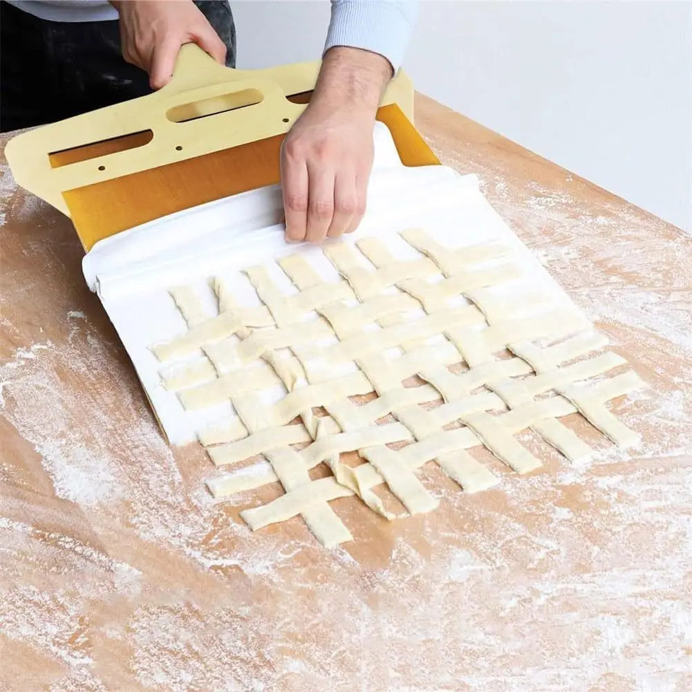 Sliding pizza shovel stored flat showing slim profile