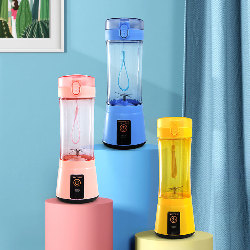 Portable blender cup available in multiple colors