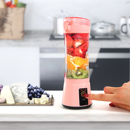 Portable blender cup blending fruit smoothie