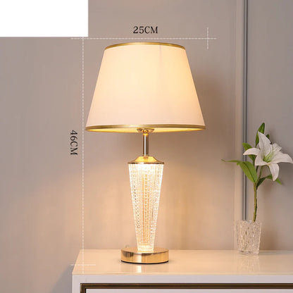 Post modern luxury table lamp SZTD07A1 white base bedroom decor