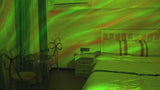 Aurora projector lamp video demo showing light effects