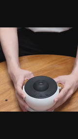 Galaxy projector night light video demo showing rotation