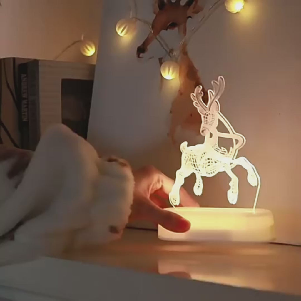 acrylic led christmas tree
