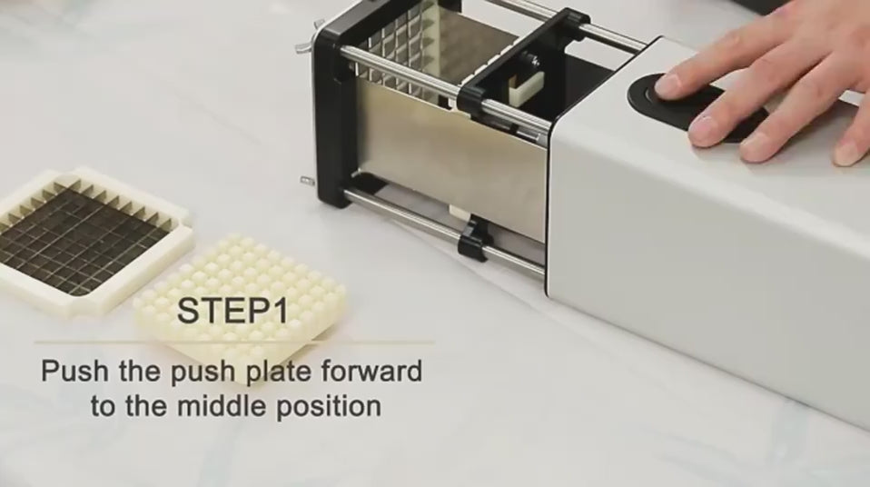 UK and US plug options for electric french fry cutter