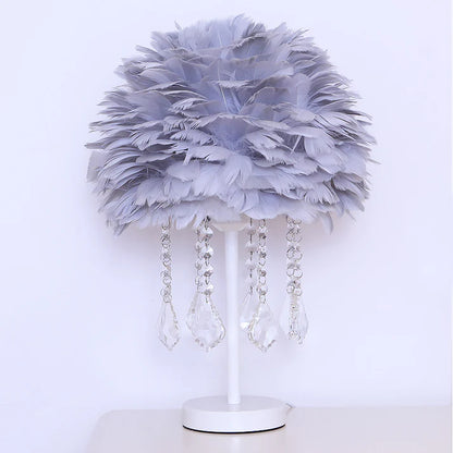 Apricot color maple leaf crystal base fixture close up view