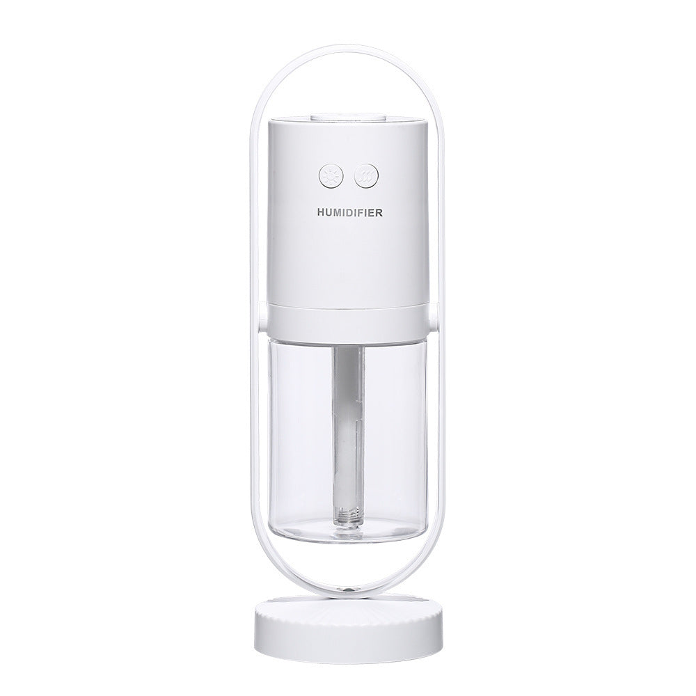 Projection night light shadow air purifier pink color mist display