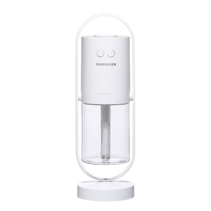 Projection night light shadow air purifier pink color mist display