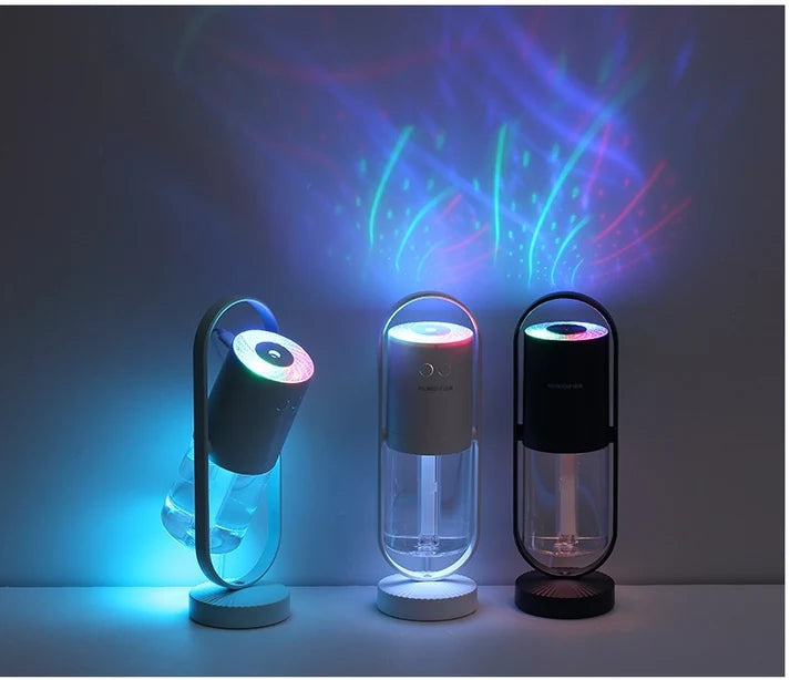 Projection night light shadow humidifier colorful LED group display