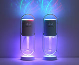 Projection night light shadow humidifier pink color lifestyle bedroom