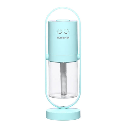 Projection night light shadow USB humidifier mist output close up