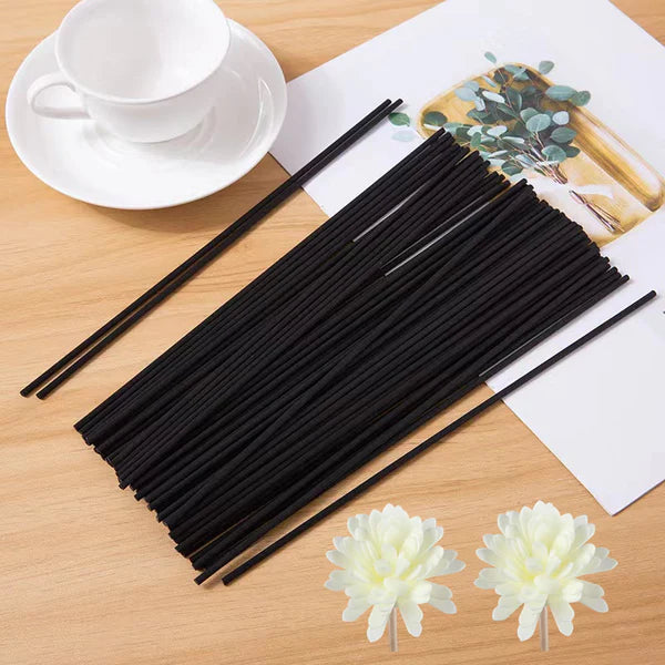 Crystal Glass Reed Diffuser Bottle with Fragrance Sticks – Black