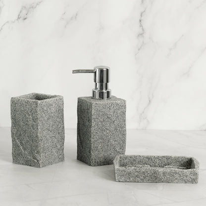 Full collection of resin bathroom accessories pieces