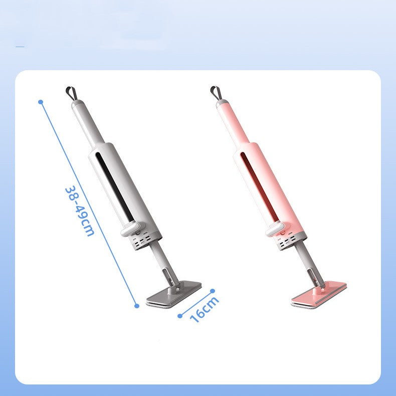 Rotatable self squeezing mop highlighted in blue variant