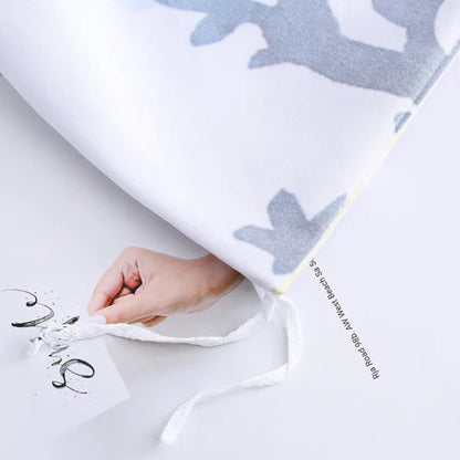 Sea turtle duvet cover white background close up texture