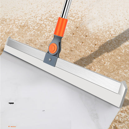 Silicone magic broom scraping water off floor
