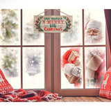 Splendas Christmas wooden wall hanging sign styled in warm home interior holiday decor setting