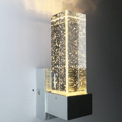Splendas LED crystal bubble wall lamp warm light minimalist indoor bedroom display