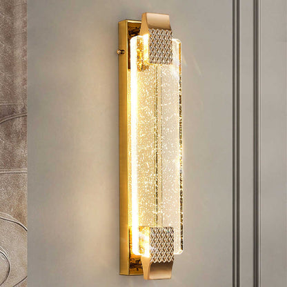 Splendas luxury crystal bubble wall lamp warm light glow lifestyle home decor display