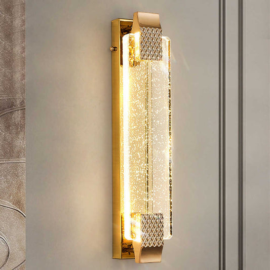 Splendas luxury crystal bubble wall lamp warm light glow lifestyle home decor display