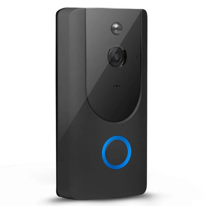 Splendas smart WiFi doorbell 720P camera in black color variant