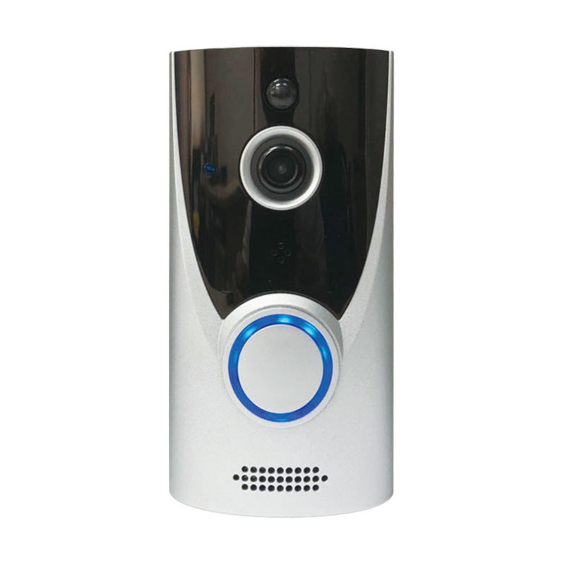 Splendas smart WiFi video doorbell camera front view in black and white