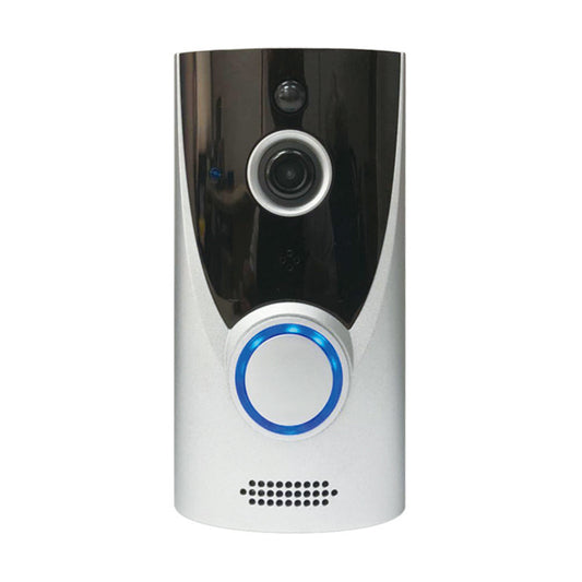 Splendas smart WiFi video doorbell camera front view in black and white