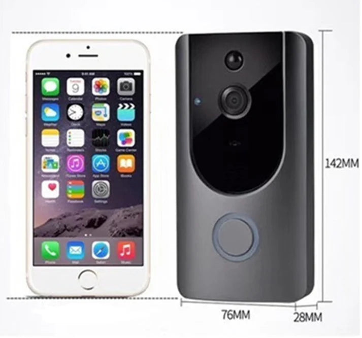 Splendas smart WiFi doorbell camera app control shown on smartphone screen