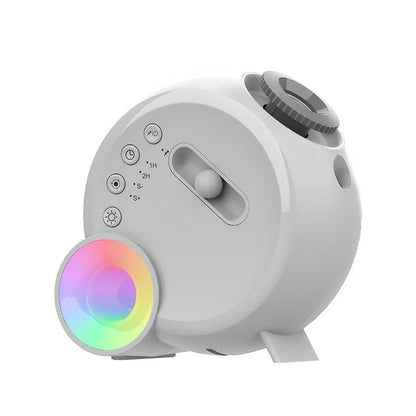 Star light atmosphere projection lamp white side angle view