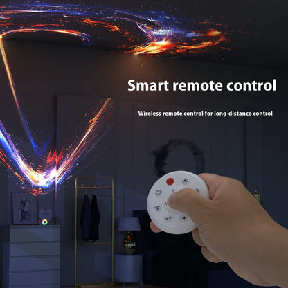 Star light galaxy projector white remote control type product shot