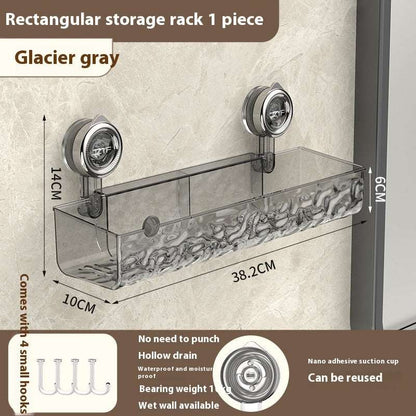 Suction cup shower shelf multiple 9 styles comparison display