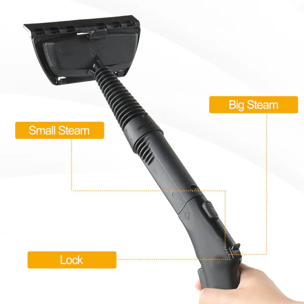 Steam cleaner attachment heads and size chart
