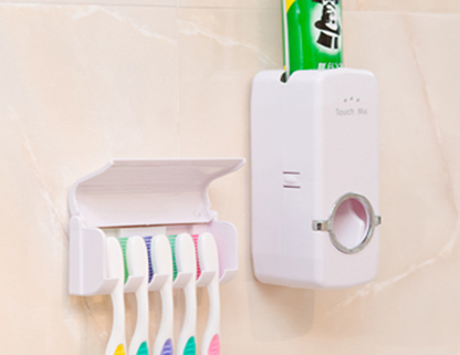 Wall mounted toothpaste dispenser closed cover view
