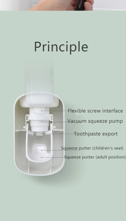 Automatic toothpaste dispenser suitable for kids and adults