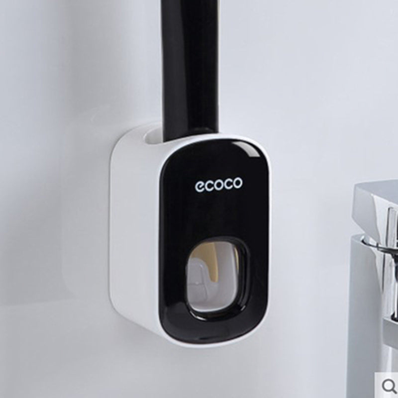 Toothpaste dispenser with suction cup wall mount