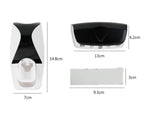 Toothpaste dispenser holder in black color option