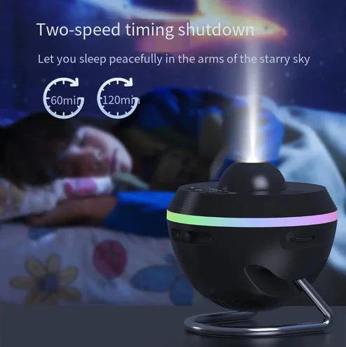 Ultra clear rotary planetarium galaxy projector astronaut bedroom display