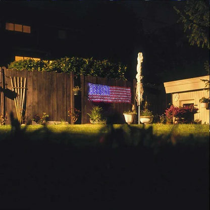 USA LED flag string light 420 LED color options display
