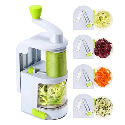 Vegetable slicer grater 4 blade options filament silk thick wire slice
