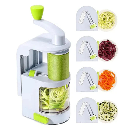 Vegetable slicer grater 4 blade options filament silk thick wire slice