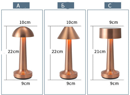 Vintage metal table lamp all color and size variants chart