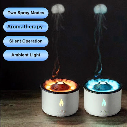Volcano aromatherapy oil humidifier product specifications display