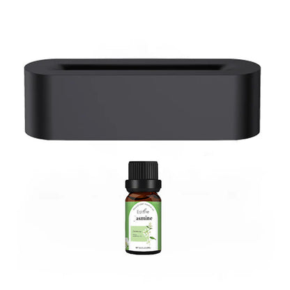 White volcano fire flame air humidifier with flame mist effect