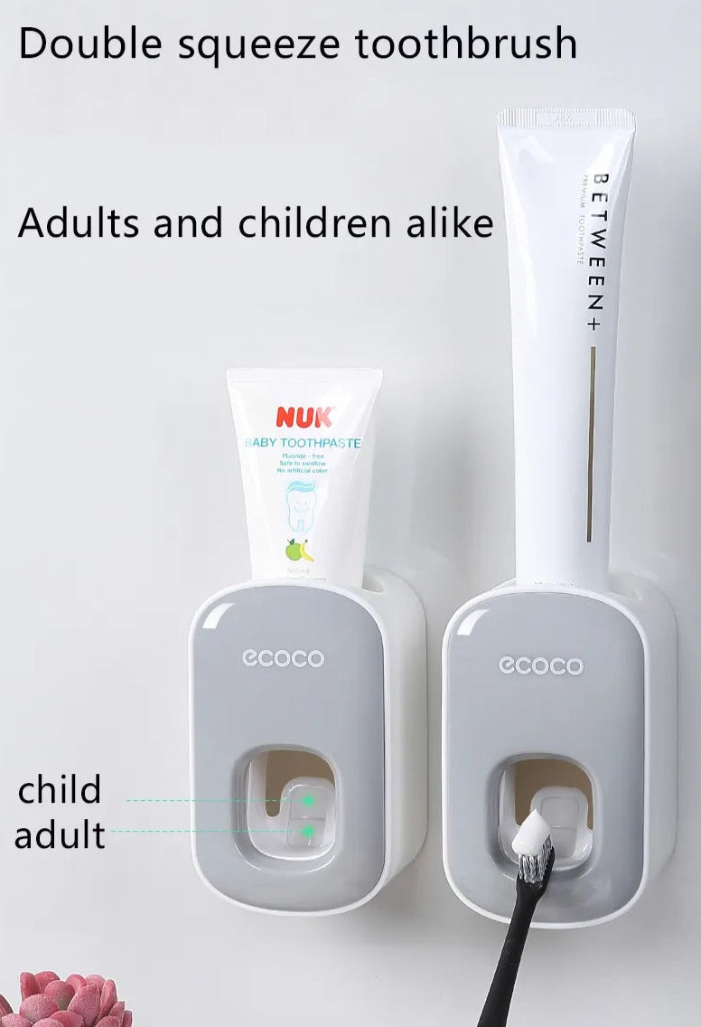 Wall mounted toothbrush holder installed in bathroom