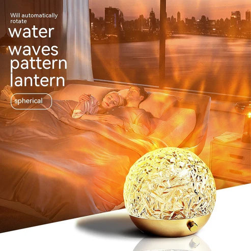 Water ripple projector crystal mood lamp green wall projection display