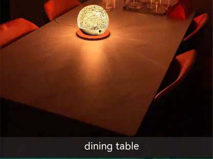 Water ripple projector crystal mood lamp warm bedside glow lifestyle