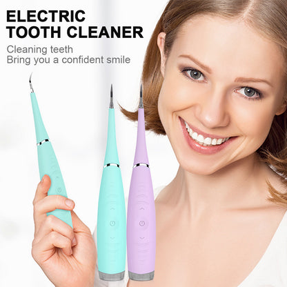Person using waterproof electric toothbrush care tool